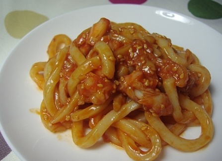 비빔우동