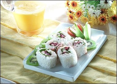 누드 과일 김밥