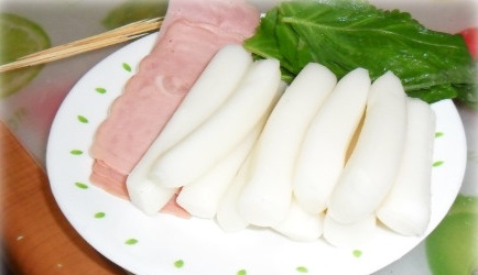 떡깻잎햄말이