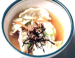 야채만두국