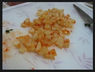 아삭아삭 맛있는 총각김치 볶음밥