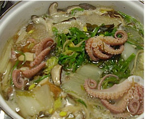 쭈꾸미 샤브샤브와 칼국수