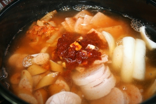 얼큰한부대찌개