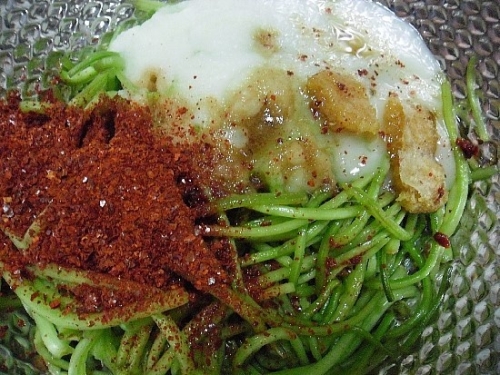 아삭한 고구마순 김치