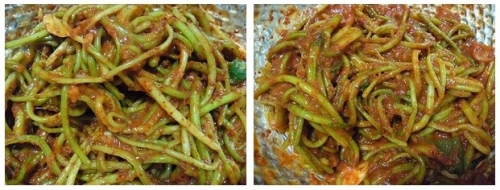아삭한 고구마순 김치