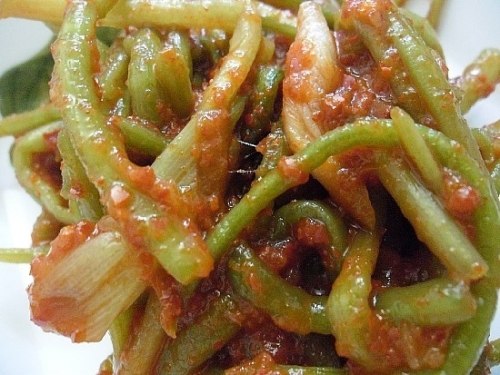 아삭한 고구마순 김치