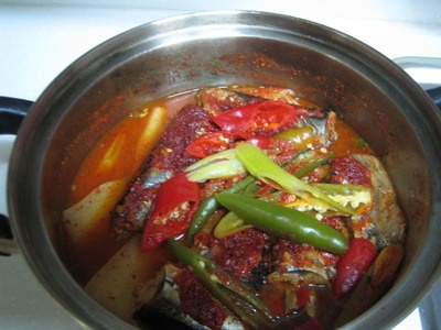공치조림요리