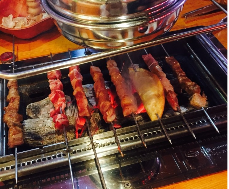 천호동 양꼬치 꿔바로우맛집 해중천반점